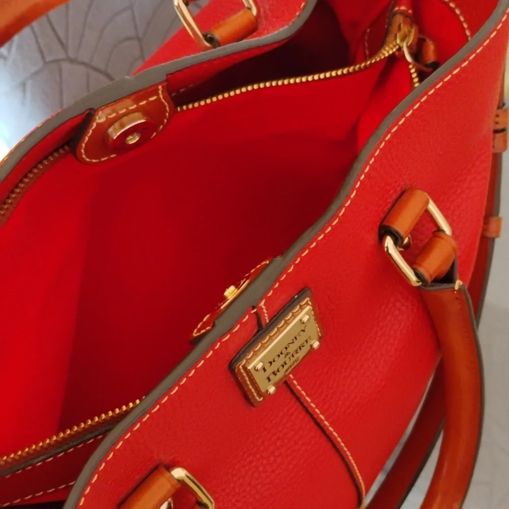 Dooney & Bourke  Red Leather Tote - Picture 7 of 7